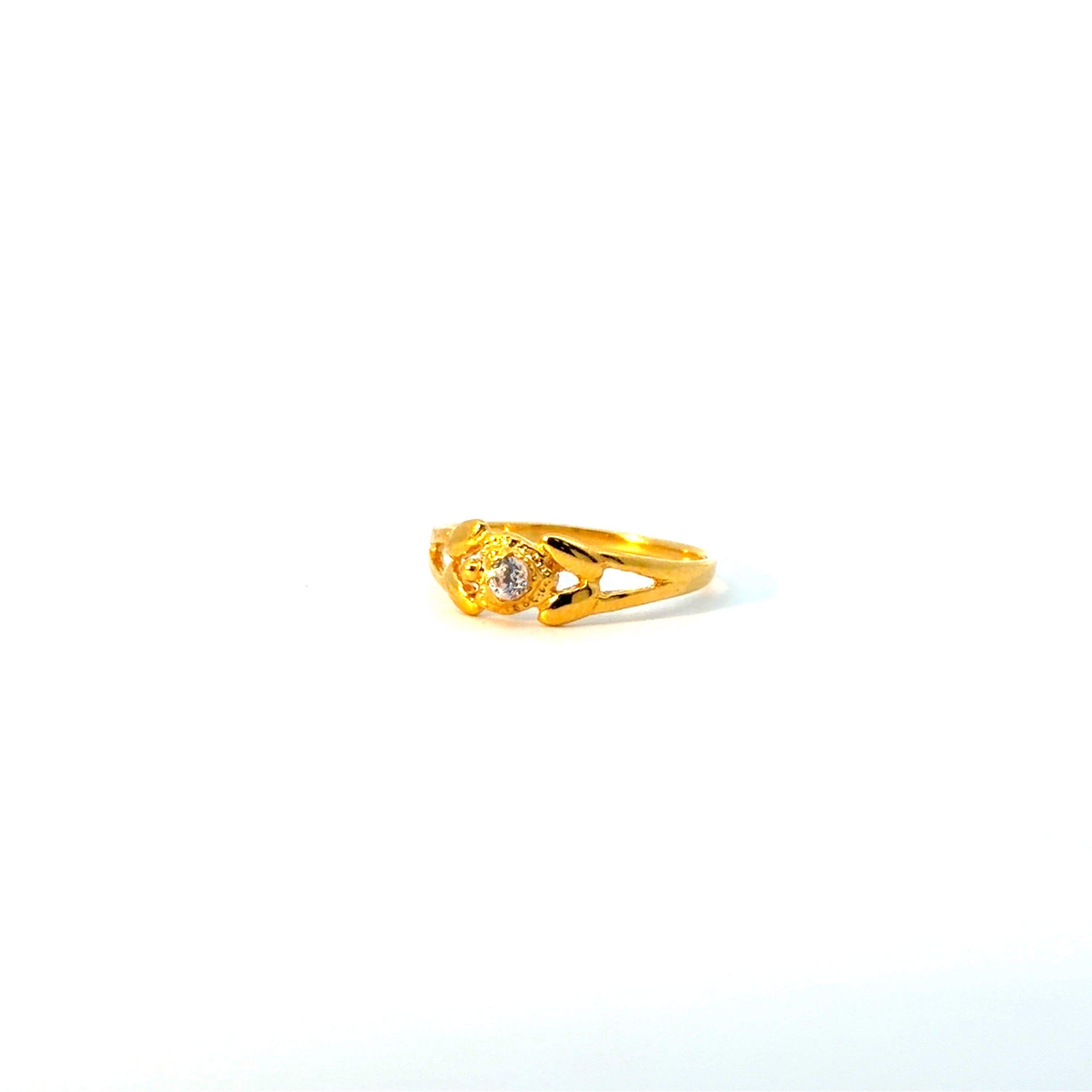 22KT Gold Baby Girl Ring