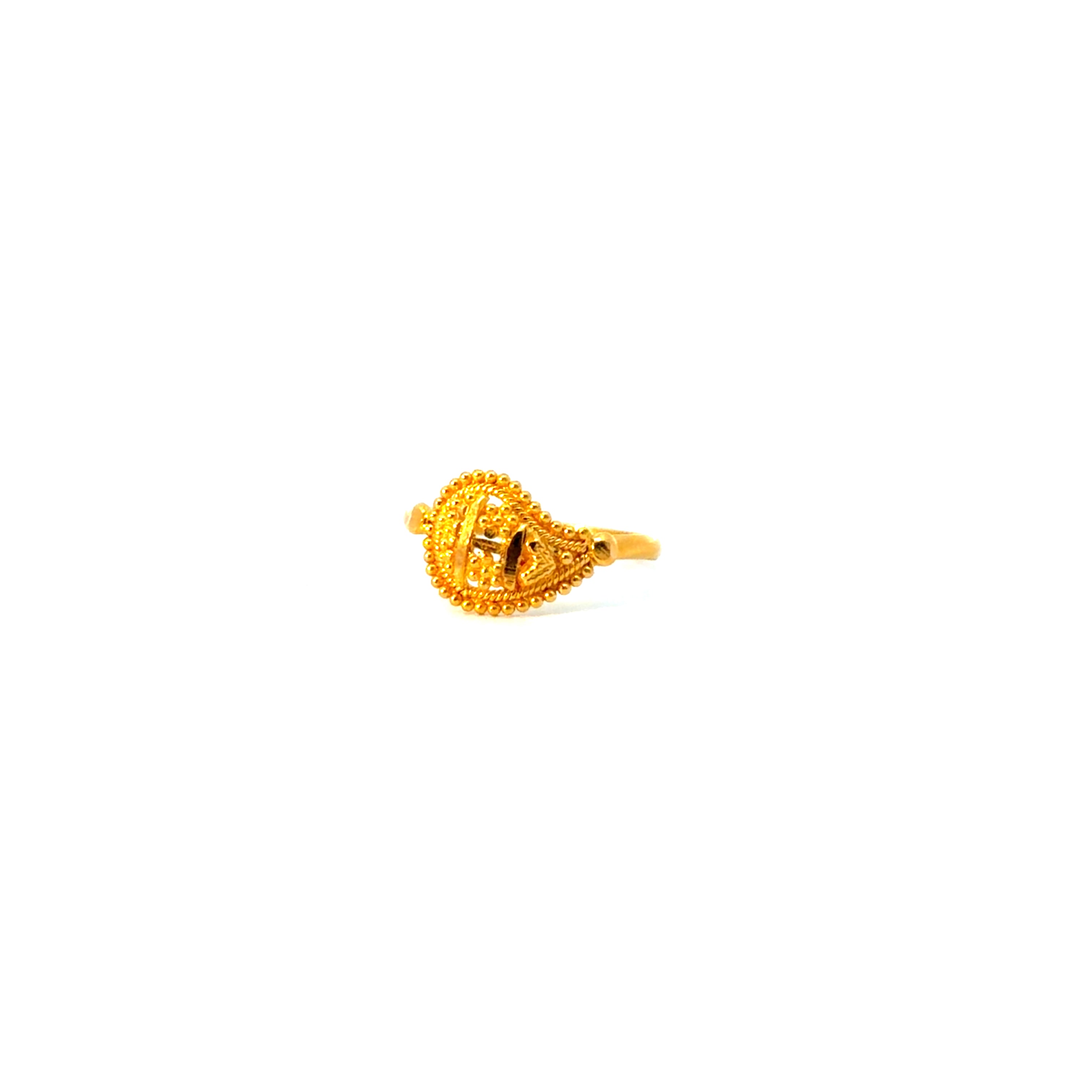 22KT Gold Baby Girl Ring