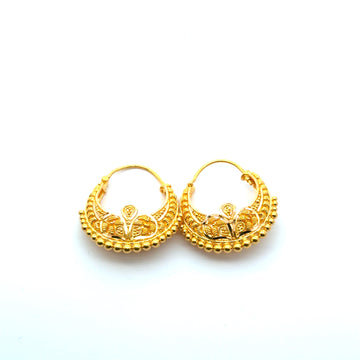 22KT Gold Hoops