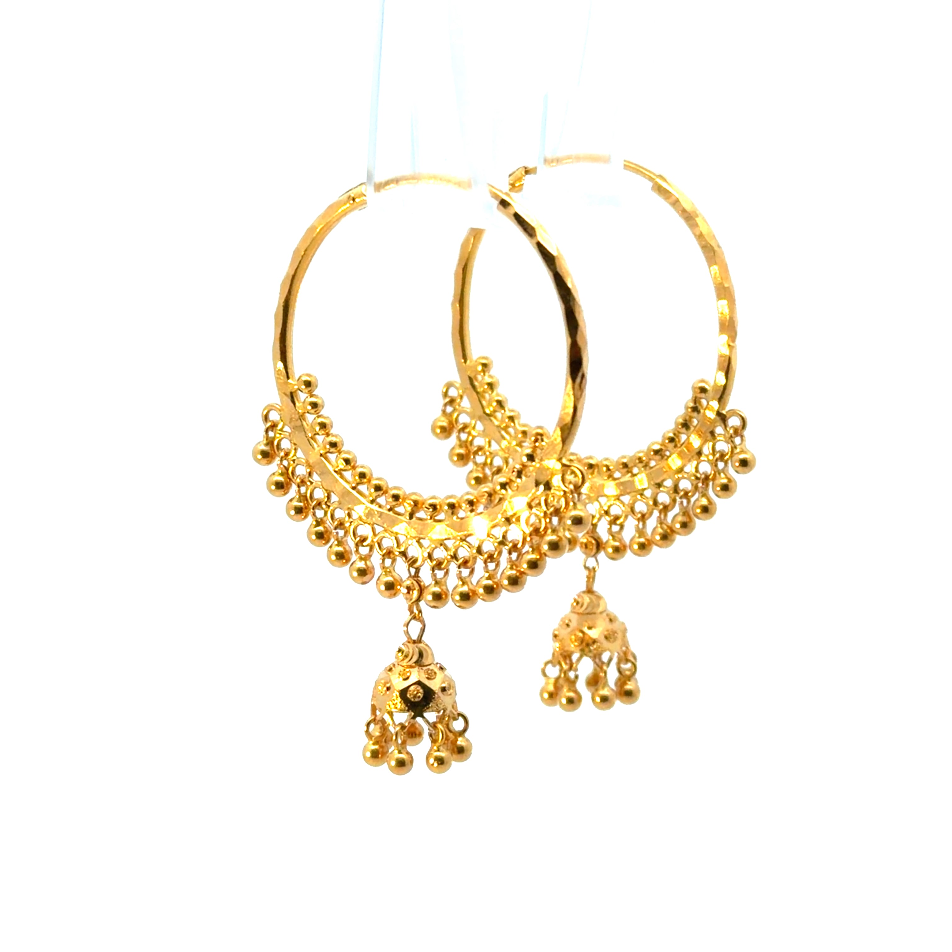 22KT Gold Statement Earrings