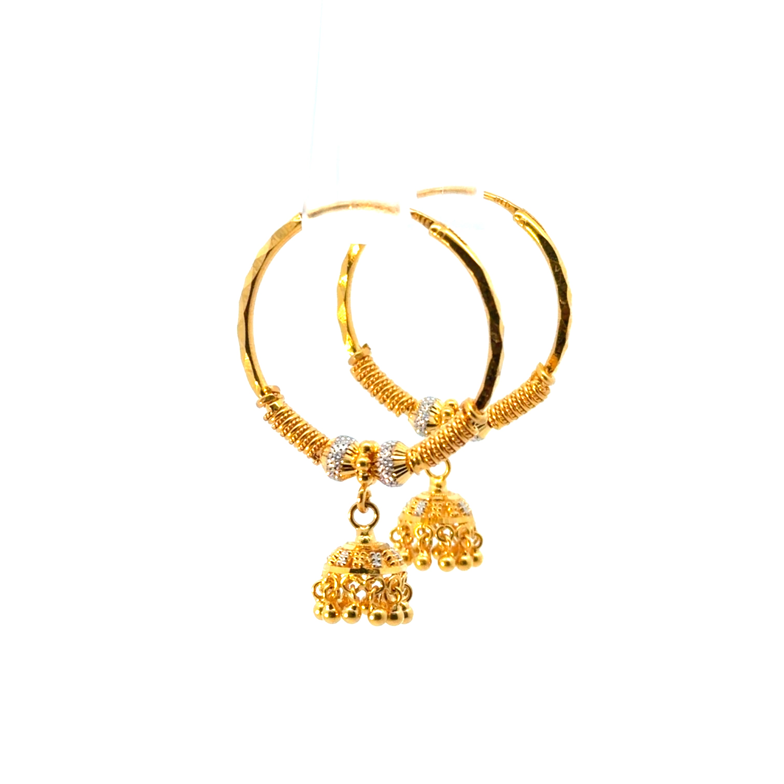 22KT Gold Statement Earrings