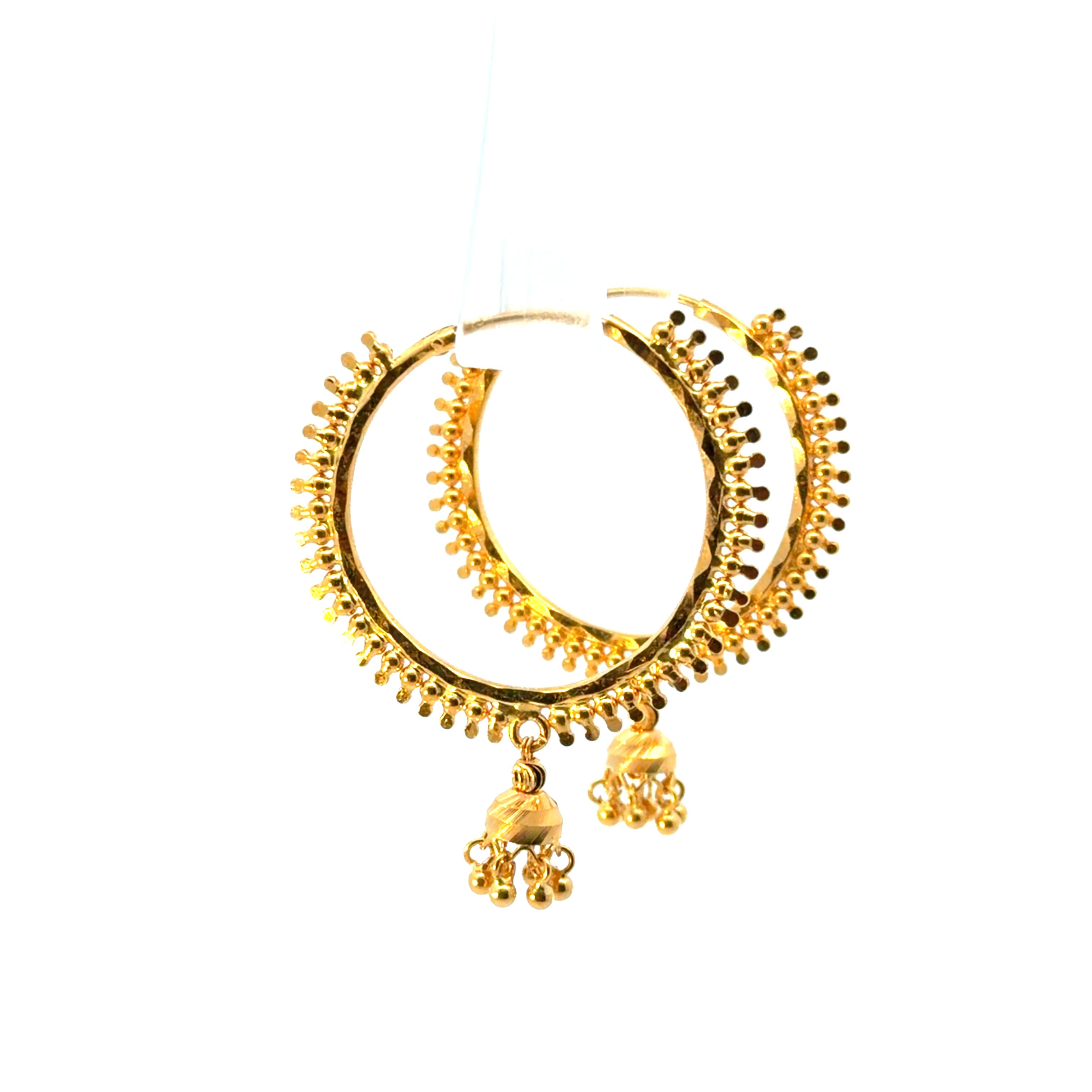 22KT Gold Statement Earrings