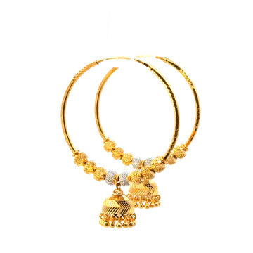 22KT Gold Statement Earrings