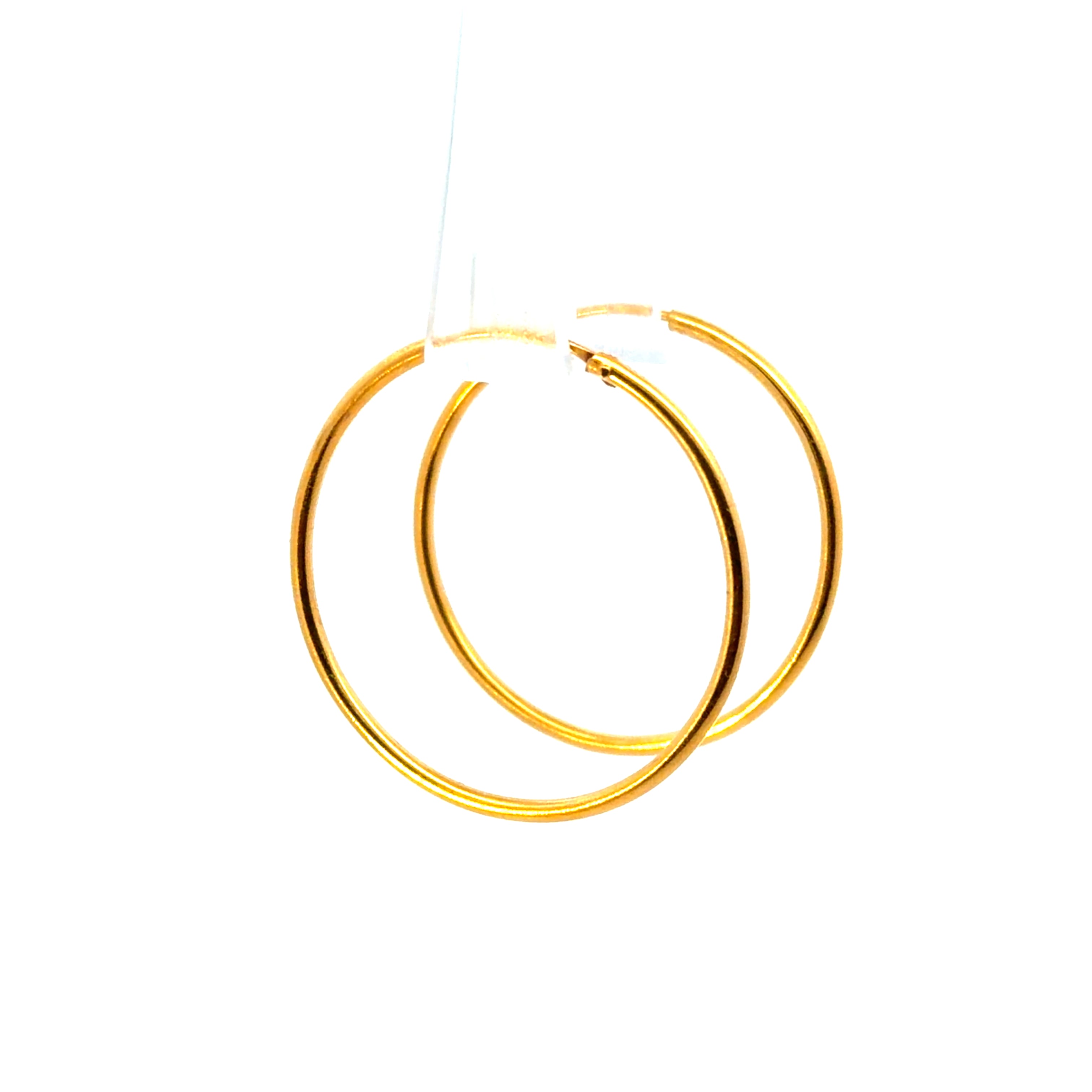 22KT Gold Hoops
