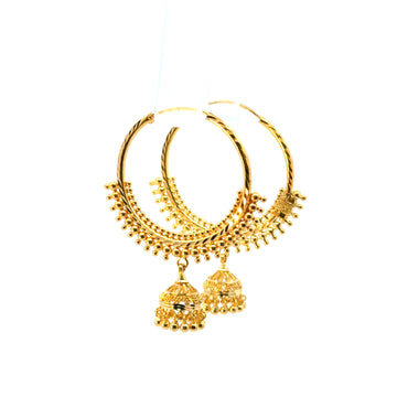 22KT Gold Statement Earrings