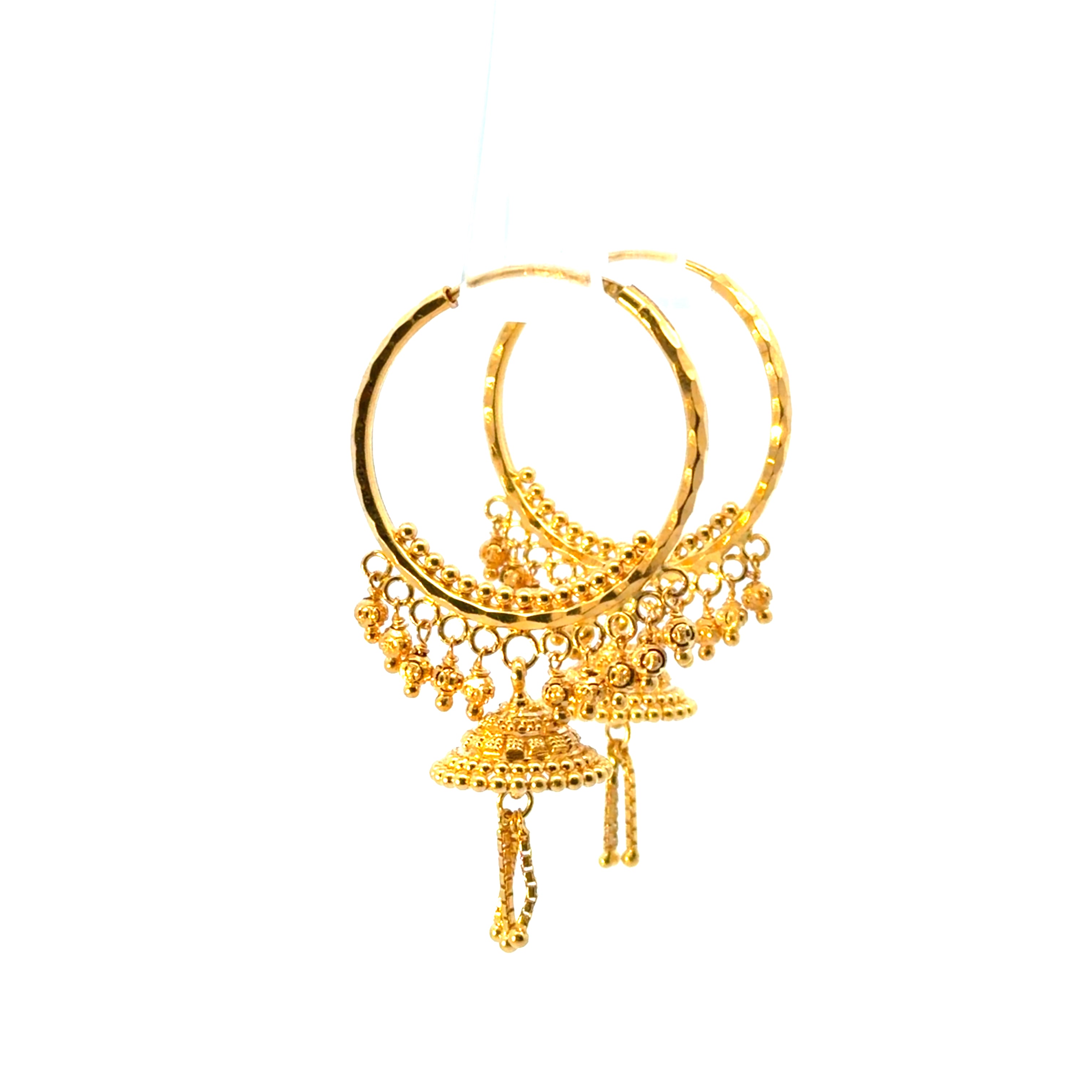 22KT Gold Statement Earrings