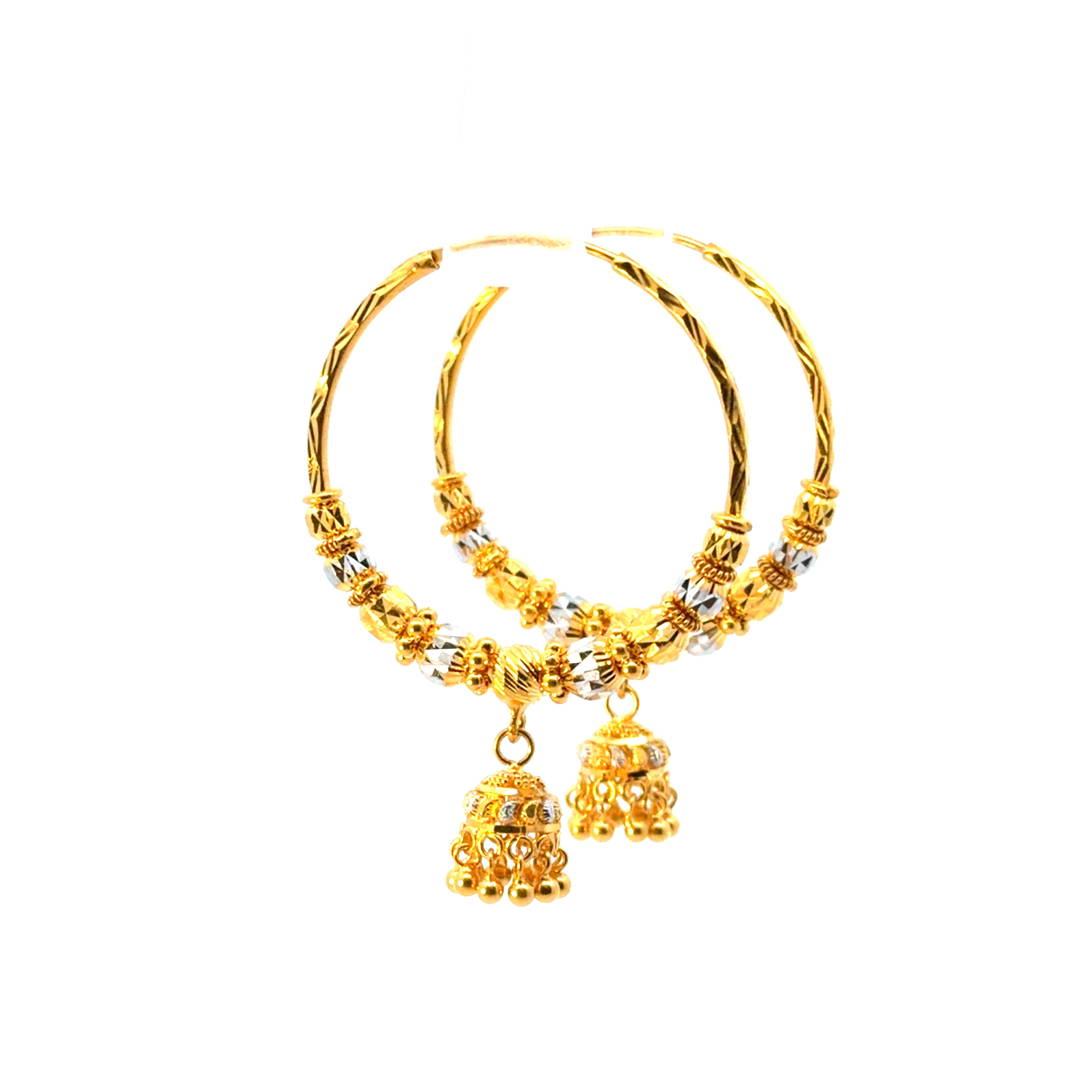 22KT Gold Statement Earrings