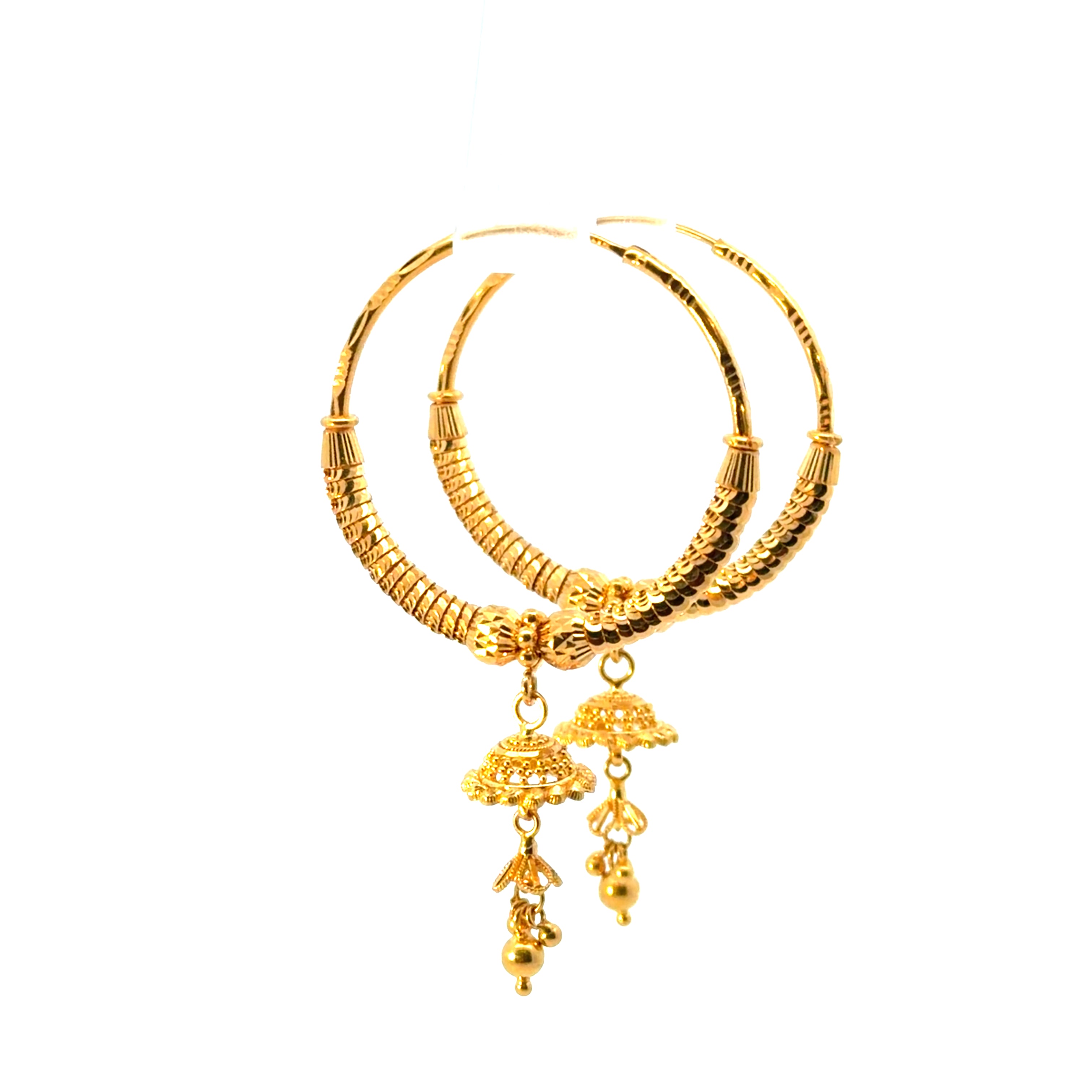 22KT Gold Statement Earrings
