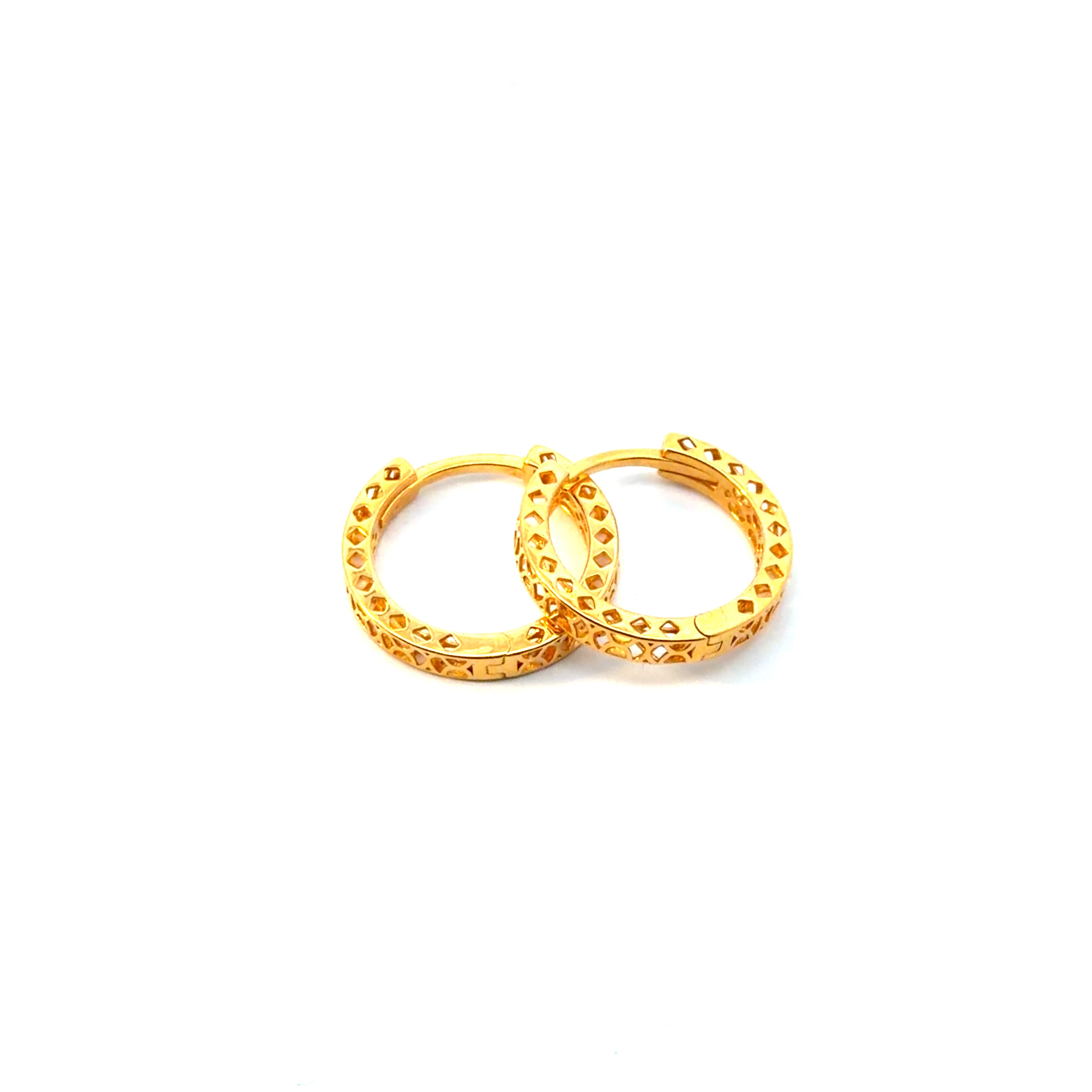 22KT Gold Hoops