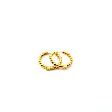 22KT Gold Hoops