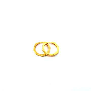 22KT Gold Hoops