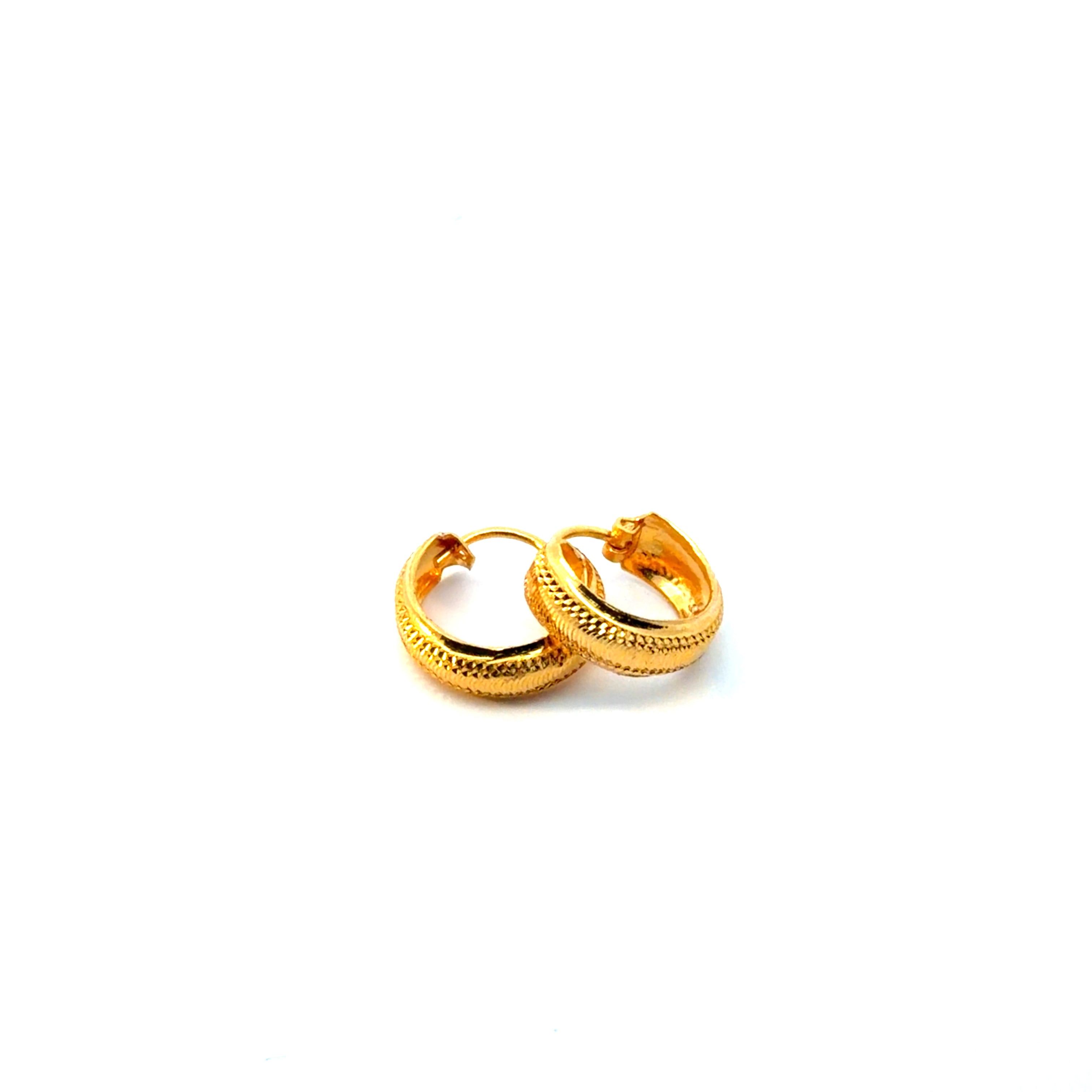 22KT Gold Hoops
