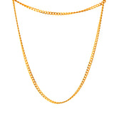 22KT Gold Cuban Link Chain (16 inch)