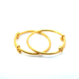 22KT Gold Baby Kadas (pair/single)