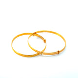 22KT Gold Baby Kadas (pair/single)