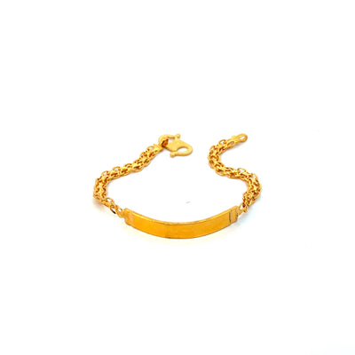 22KT Gold Baby Name Bracelet