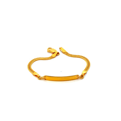 22KT Gold Baby Name Bracelet