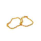 22KT Gold Baby Bracelets (pair/single)