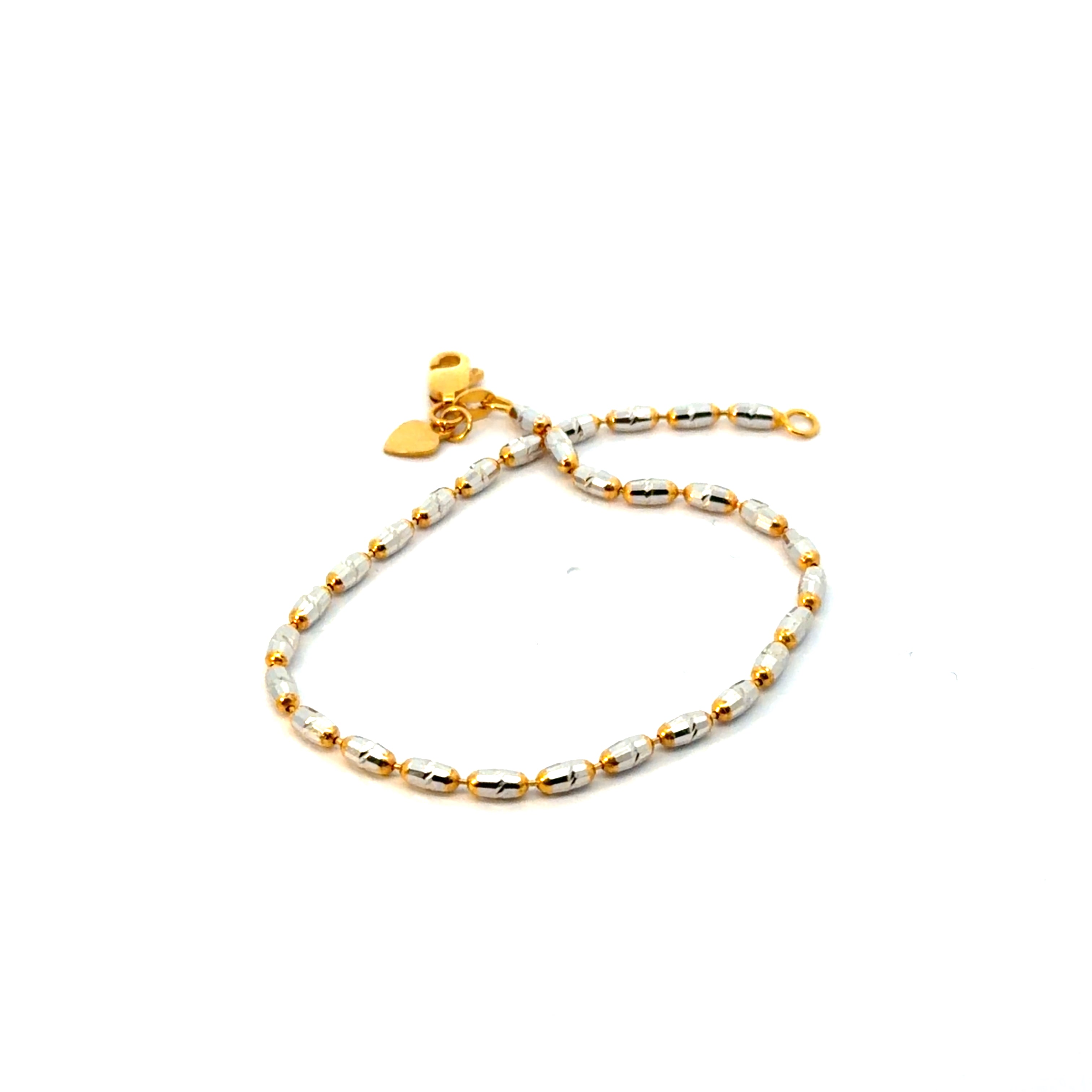 22KT Gold Two-tone Bracelet