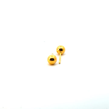 22KT Gold Studs (large size)