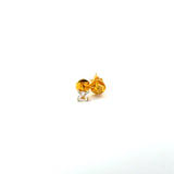 22KT Gold Studs with Cubic Zirconia