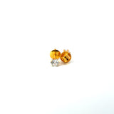 22KT Gold Studs with Cubic Zirconia