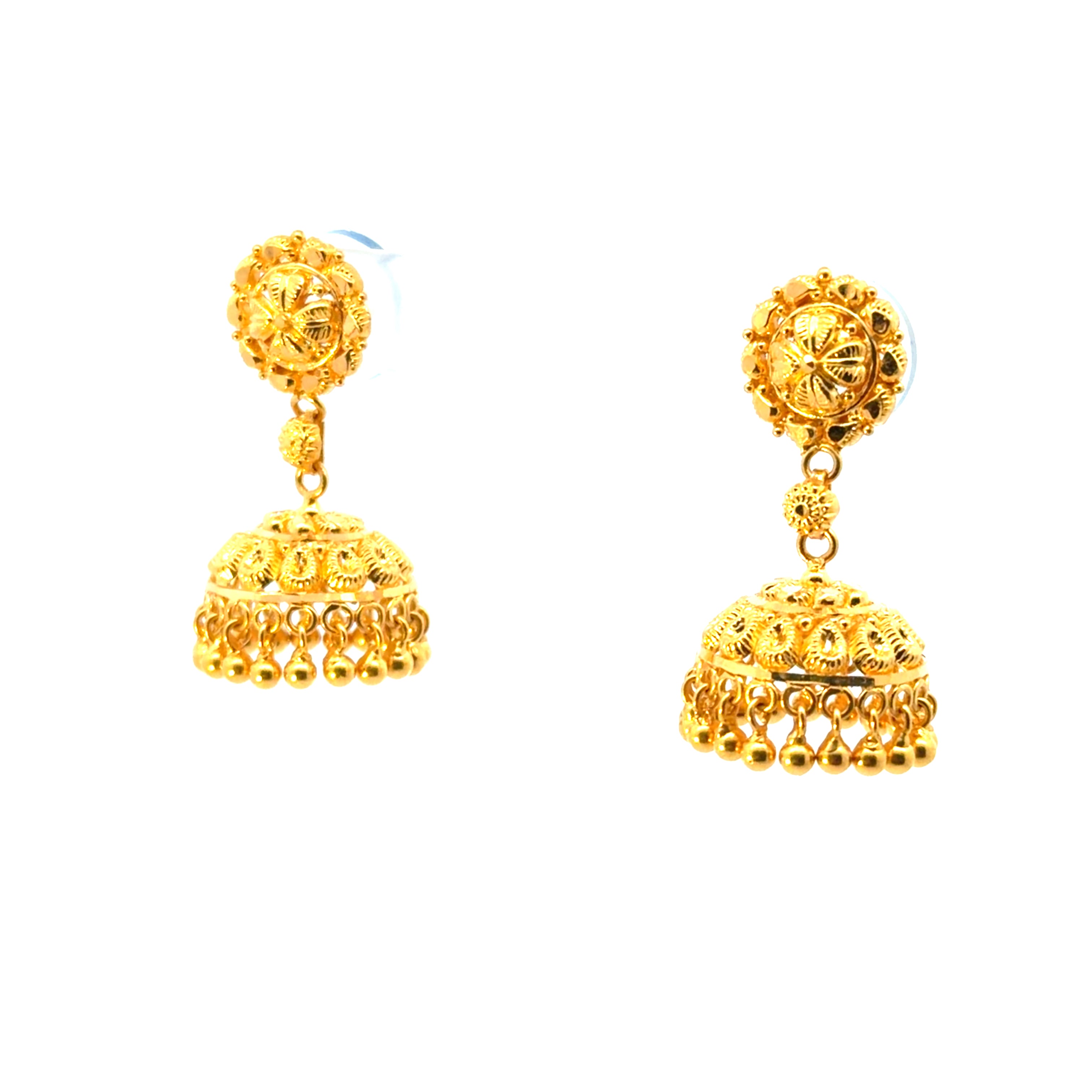 22KT Gold Jhumkis (small size)