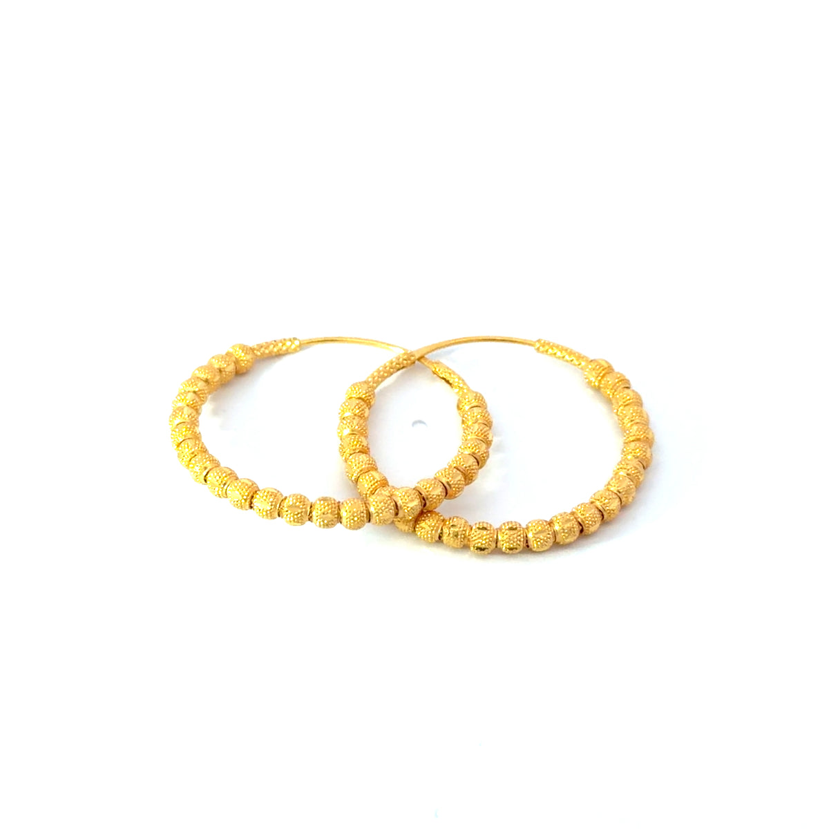 22KT Gold Hoops (large)