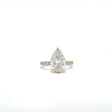 14KT Yellow Gold Elysian Pear Diamond Ring