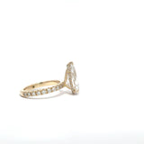 14KT Yellow Gold Elysian Pear Diamond Ring