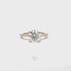14KT Yellow Gold Brilliant Round Diamond Ring