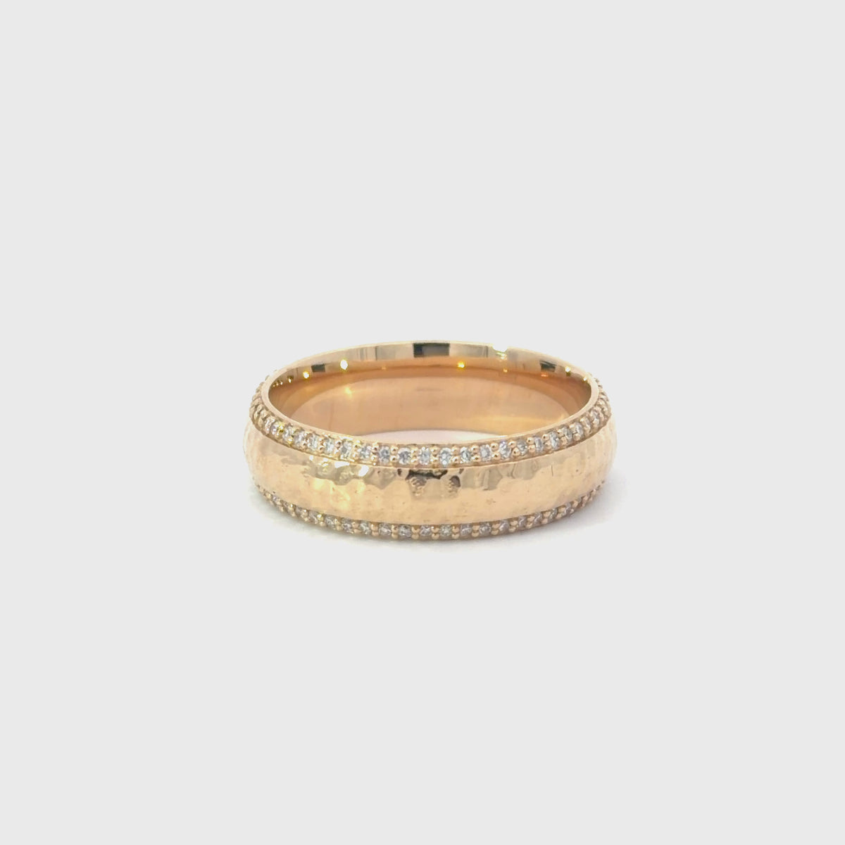 14KT Yellow Gold Diamond Band