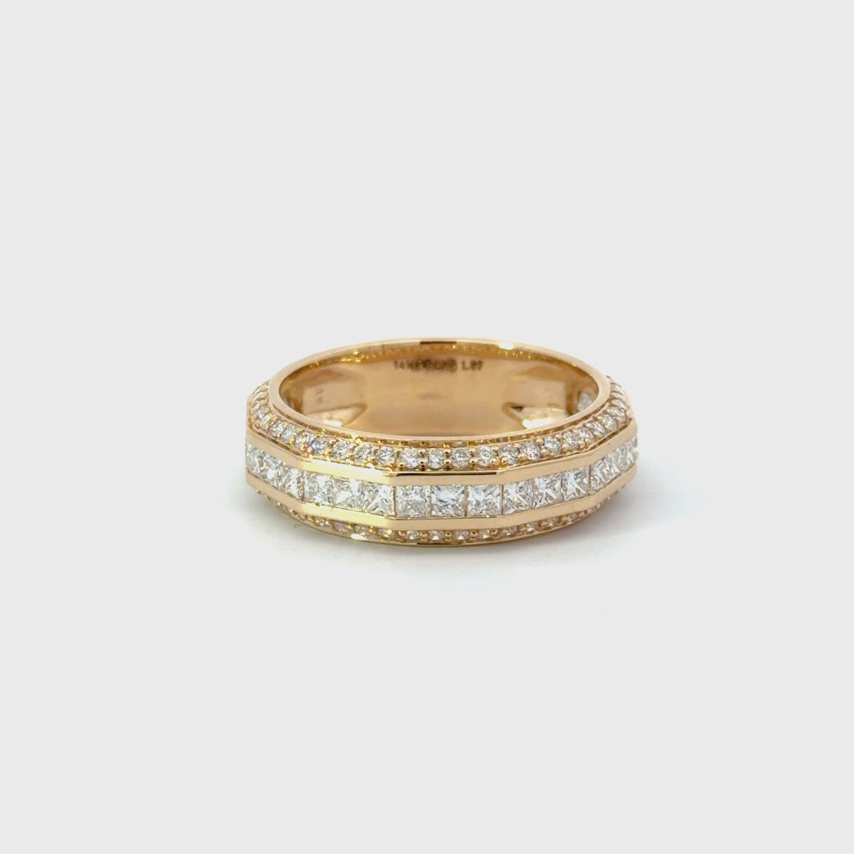 14KT Yellow Gold Diamond Band