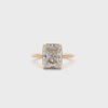 14KT Yellow Gold Radiant Diamond Ring