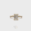 14KT Yellow Gold Valencia Emerald-Cut Diamond Ring
