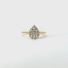 14KT Yellow Gold Pear-Shaped Diamond Ring